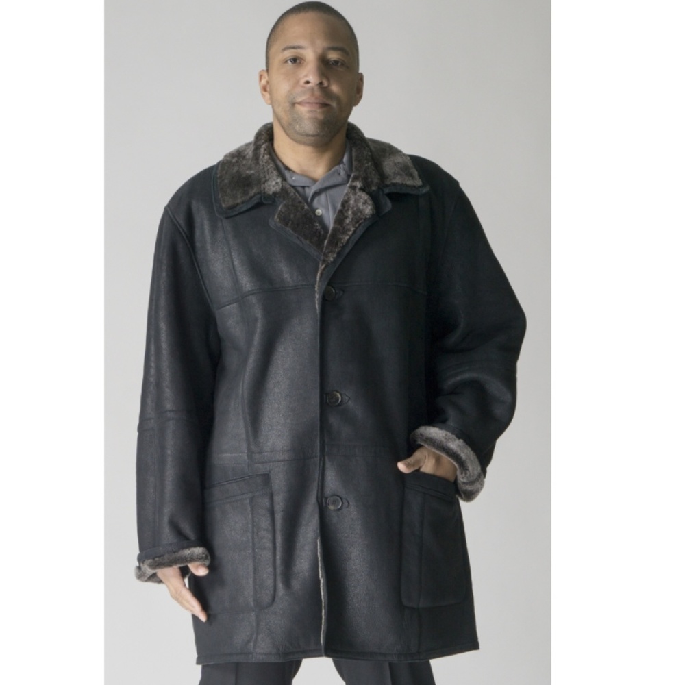 CLEARANCE! Man's Shearling 36” Car Coat